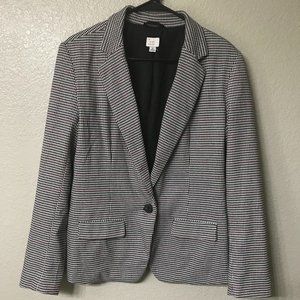 a.new.day Black & Red Plaid Boyfriend Blazer